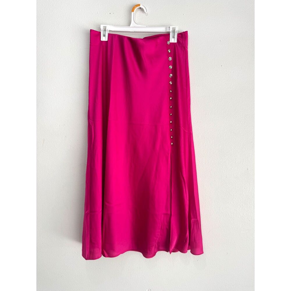 Ann Taylor maxi skirt Y2K fairy romantic coquet feminine pink timeless women L